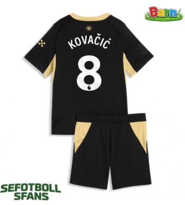 Manchester City Mateo Kovacic #8 Bortaställ Barn 2026-27 Kortärmad (+ Korta byxor)